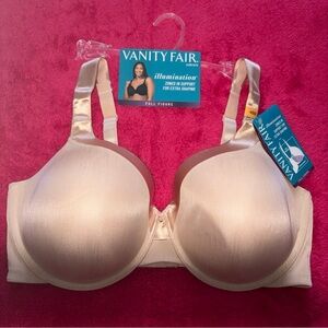 🏝️Vanity Fair Women's Illumination Support Bra Size 40DD Rose Beige